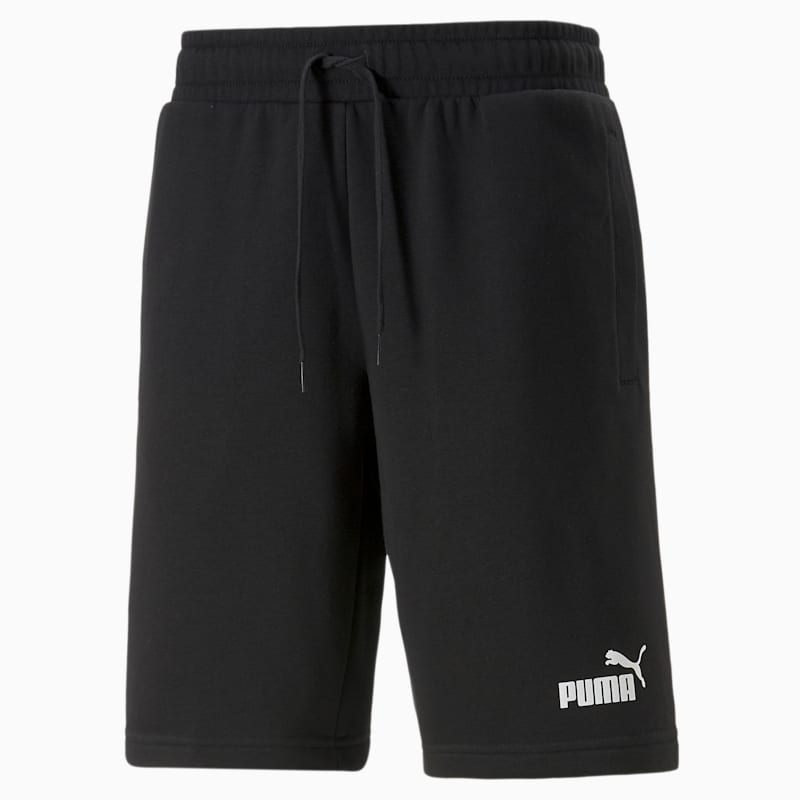Power Logo 10" Men's Shorts, Puma Black